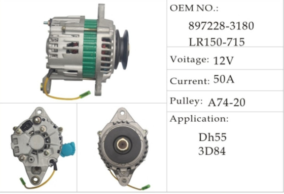 12V 50A A74-20 Doosan Generator DH55 4JB1 897228-3180 LR15-715