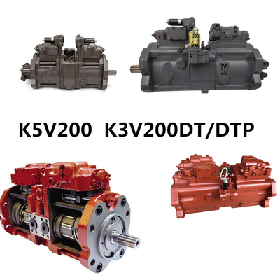 Kawasaki K5V200 Excavator Hydraulic Pump K3V200DT / DTP For Machinery Repair Shops